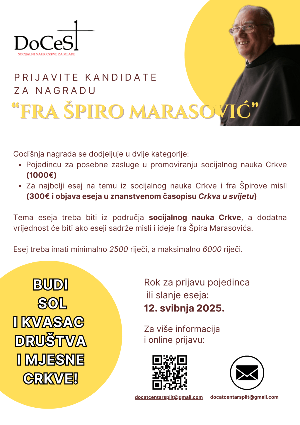 Godišnja nagrada “fra Špiro Marasović”